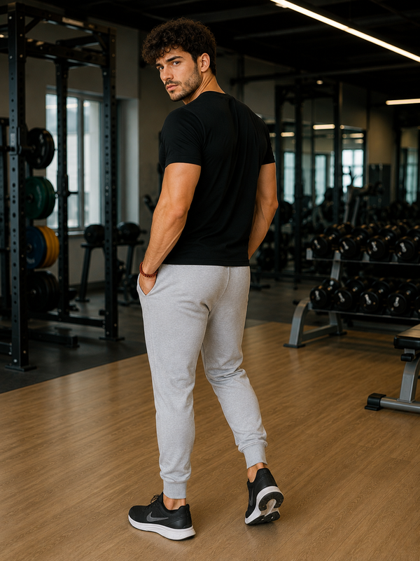 Zingleberry Premium Black Fitness Quote "Stop Thinking Start Doing"