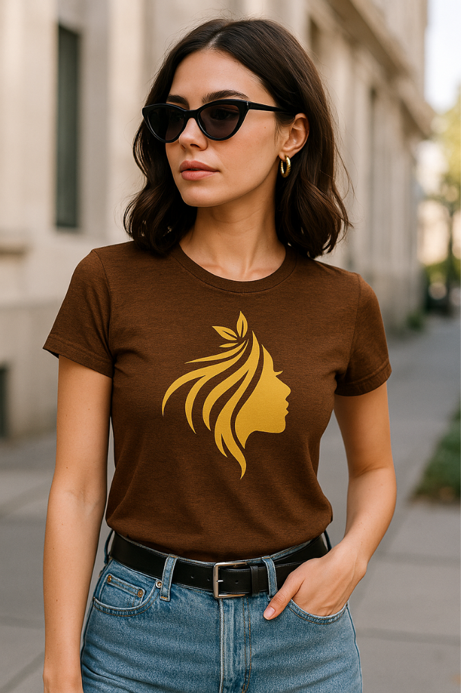 Zingleberry Princess Printed T-Shirts for Women