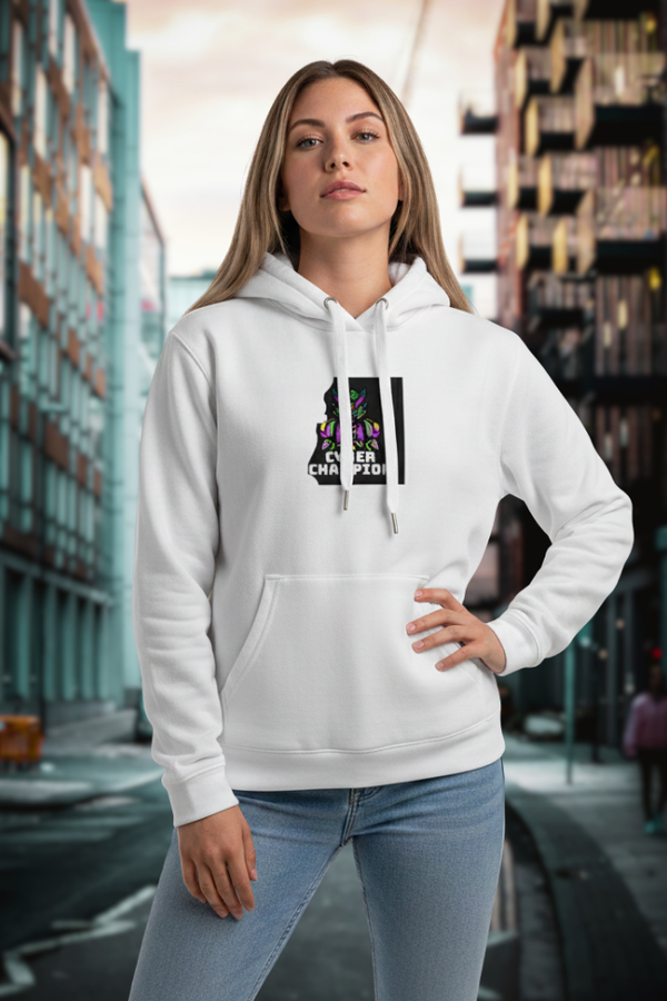 Zingleberry Premium Cyber Champion Unisex Hoodie | 400 GSM Cotton | Oversized Fit | Winter Wear