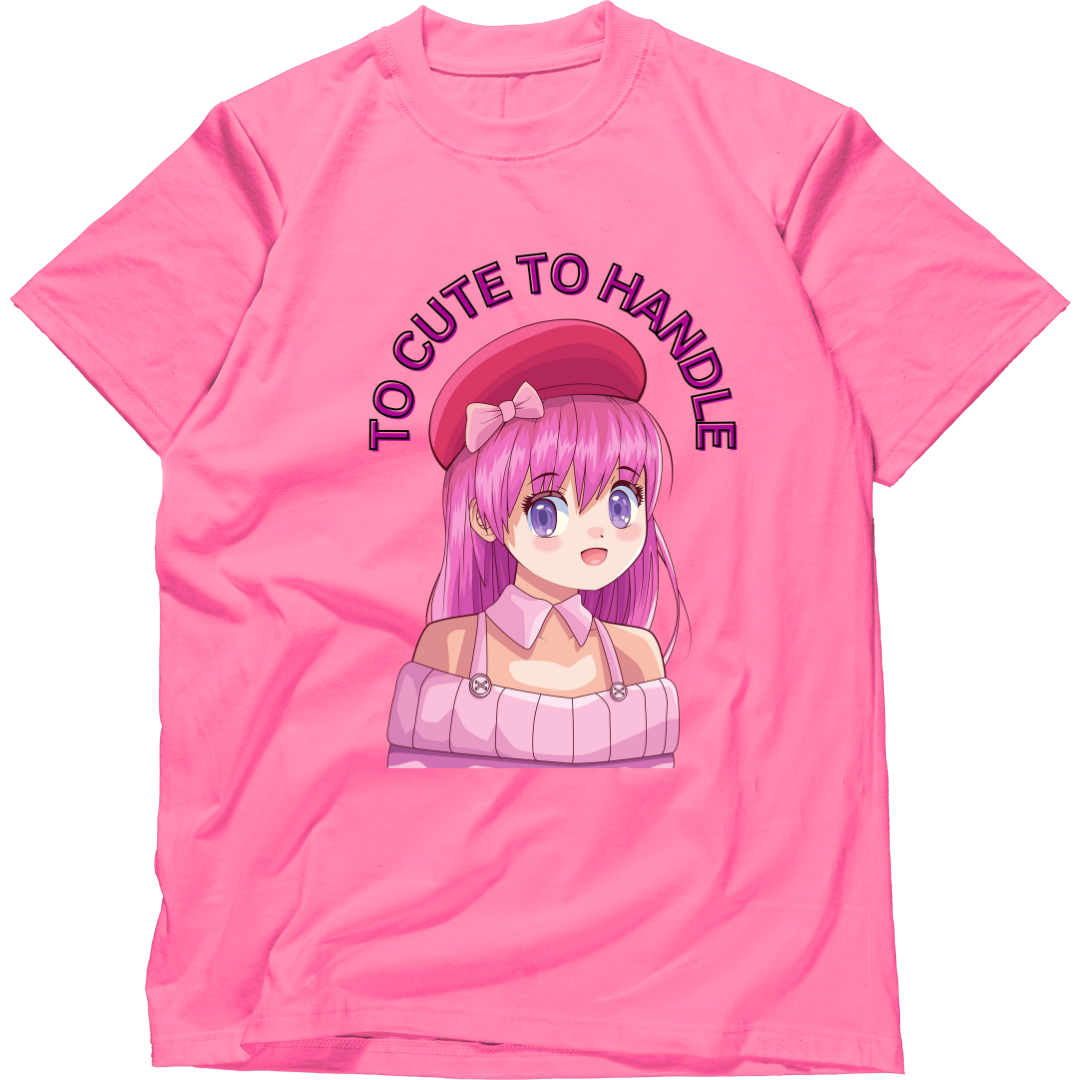 Zingle Berry Cute To Handle Pink T-shirt for Girls