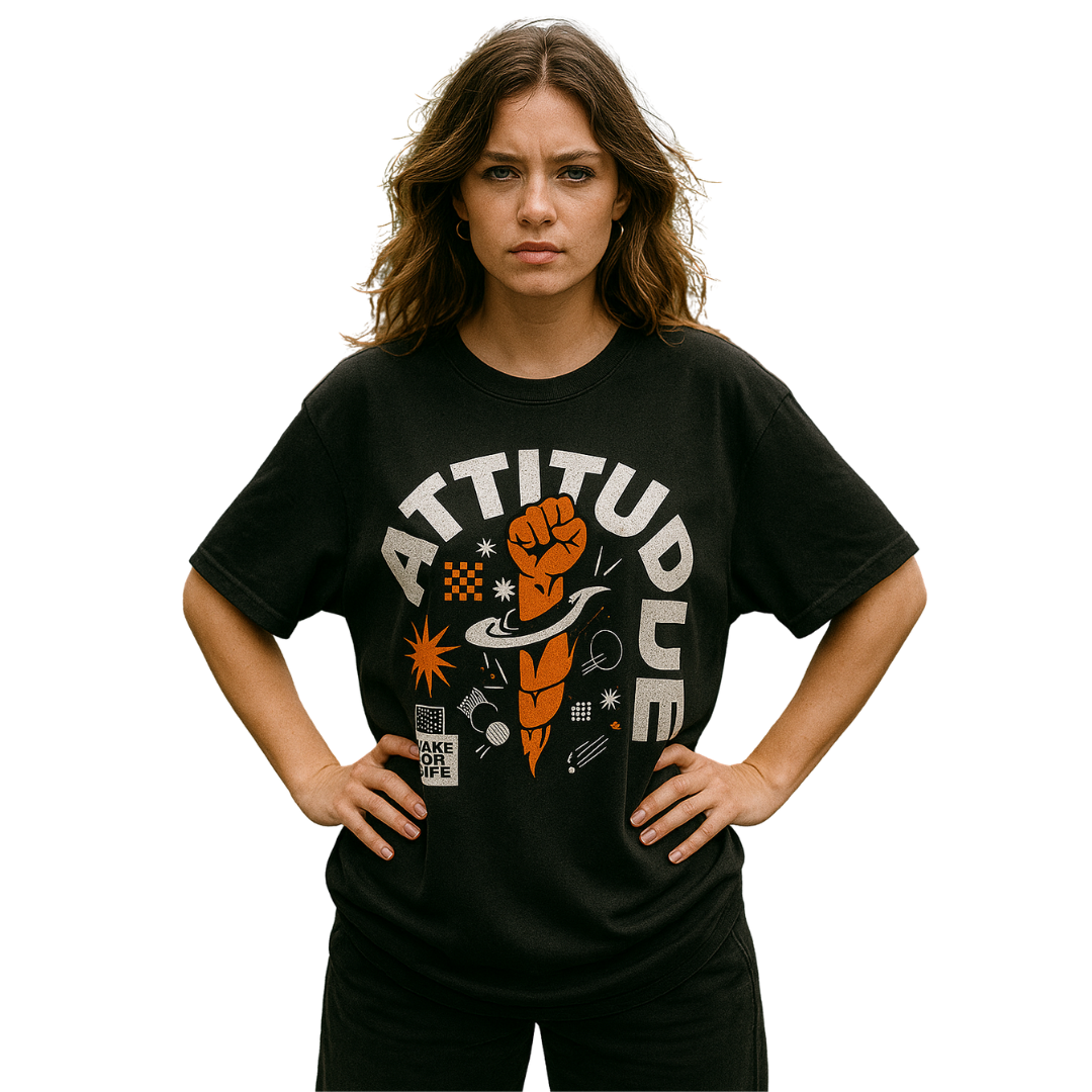 ZingleBerry Oversized Attitude Tee – Street-Ready Unisex Graphic T-Shirt