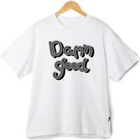 ZingleBerry Oversized ‘Damn Good’ Tee – Unisex Retro Typography Style