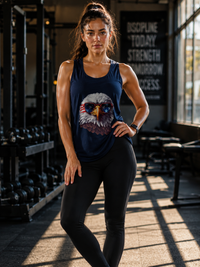 Zingleberry Rebel Eagle Premium Women’s Cotton Tank Top
