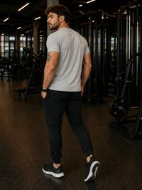 Zingleberry Premium Men’s Gym T-Shirt – “Up Level” Fitness Graphic Tee