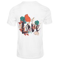 Zingleberry Exclusive Love Printed white T-shirt for women