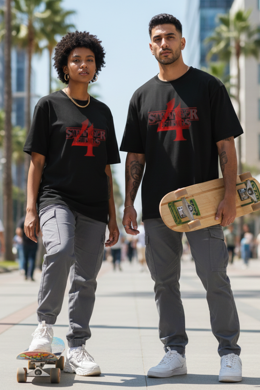 Zingleberry Premium Unisex Oversized Dark Dimension | Stranger things