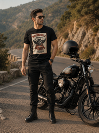 Zingleberry premium Ride Hard Vintage Biker T-Shirt – California Motorcycle Club Design