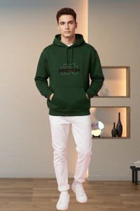 Zingleberry Believe in Yourself Printed Unisex Hoodie | 400 GSM Cotton | Oversized Fit | Green