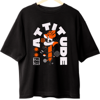 ZingleBerry Oversized Attitude Tee – Street-Ready Unisex Graphic T-Shirt