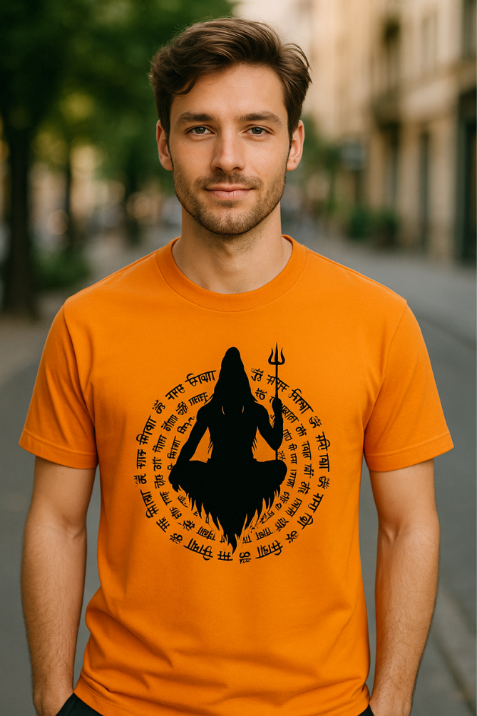 Zingleberry Premium Spiritual Warrior Cotton T-Shirts – Om Namah Shivaya Edition
