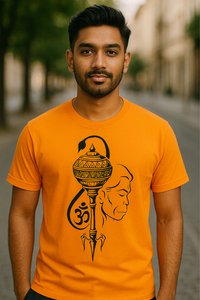 Zingleberry Premium Spiritual Warrior Cotton T-Shirts – Hanuman Edition