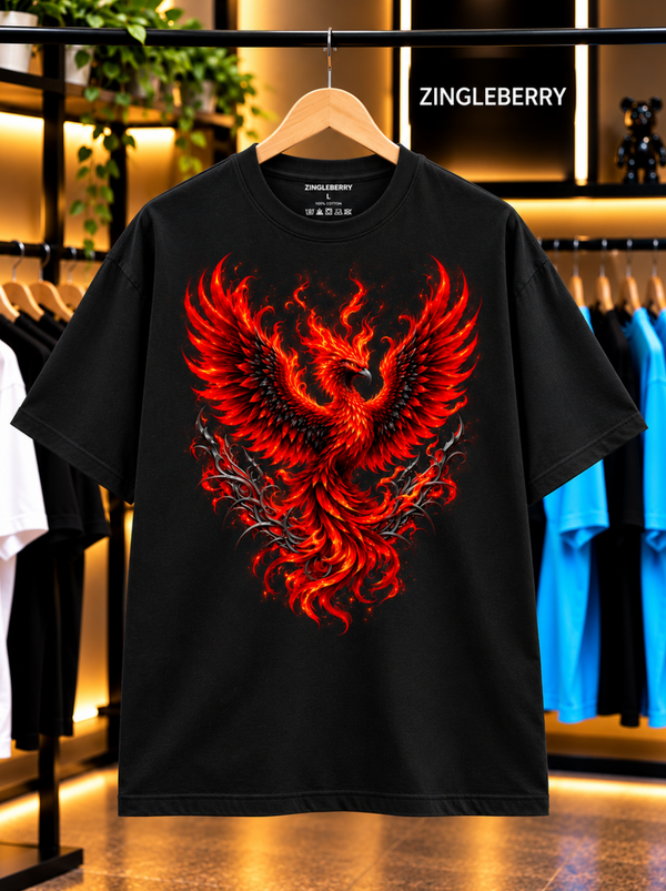 Zingleberry Inferno Rebirth – Premium Unisex Oversized T-Shirt for Men and Women