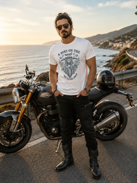 Zingleberry premium Biker Life Quote T-Shirt – Road Over Shed Motorcycle Graphic Shirt
