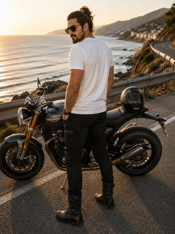 Zingleberry premium Biker Life Quote T-Shirt – Road Over Shed Motorcycle Graphic Shirt