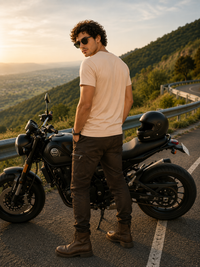 Zingleberry Premium 500CC Bikers Community Cotton Premium T-Shirt For Men