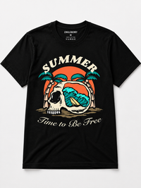 Zingleberry Premium Exclusive Summer Printed Cotton T-Shirt For Men