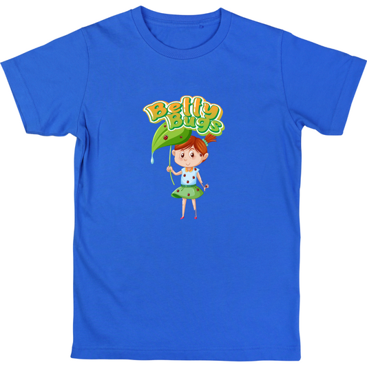 Zingle Berry Girl Classic Crew T-Shirt Royal Blue