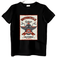 Ride Hard Vintage Biker T-Shirt – California Motorcycle Club Design