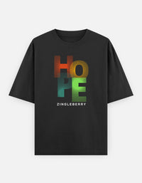 Front_Side of  Black Hope Printed Tshirt 