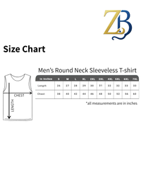 Zingleberry Sleeveless Fitness T-Shirt for Men – Lightweight Cotton Gym Tank with Funny Quote